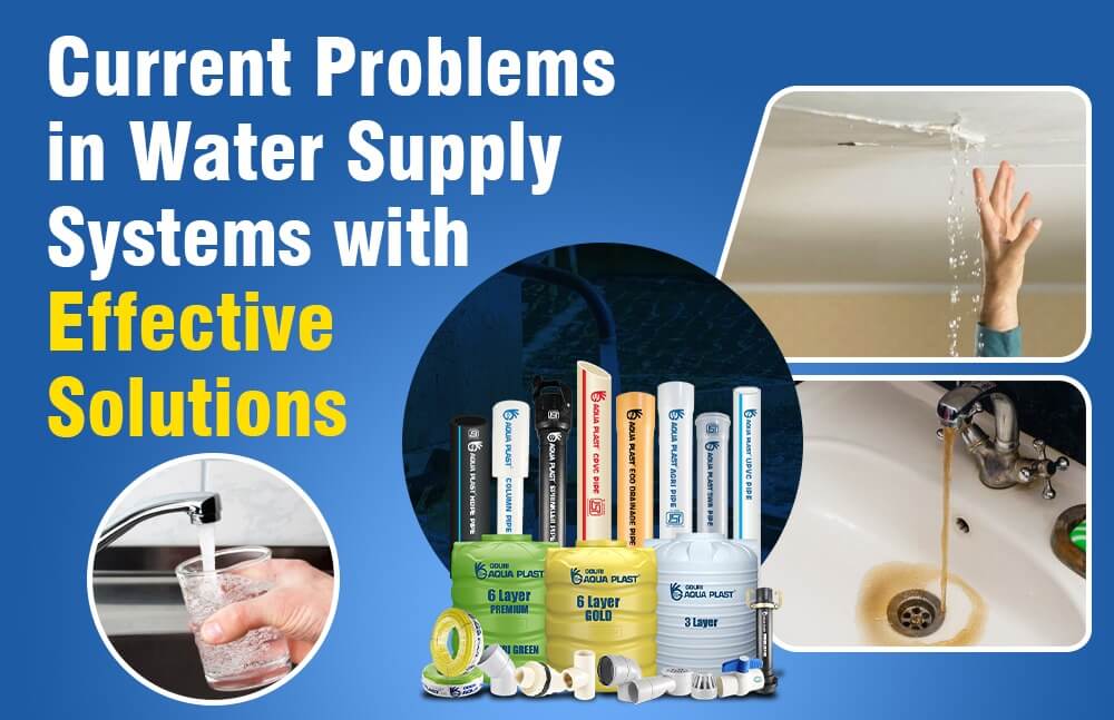 problems in water supply system